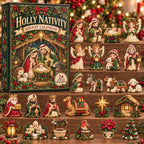 Holly Nativity advent calendar