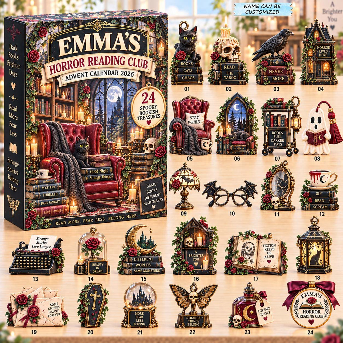 Horror Reading Club advent calendar