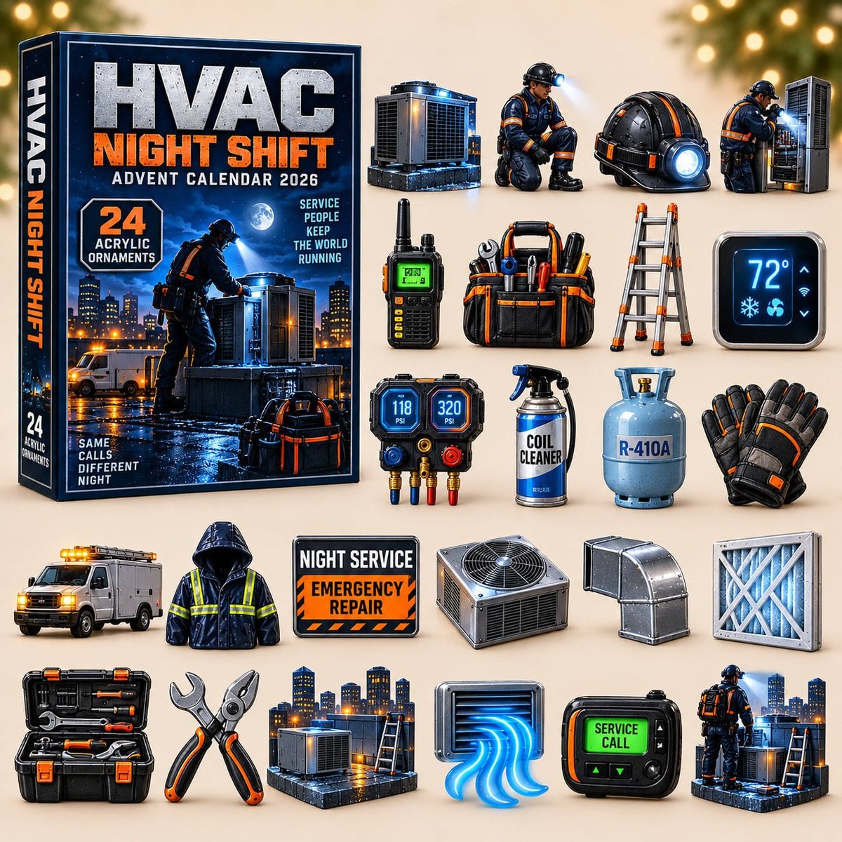 HVAC Night Shift advent calendar