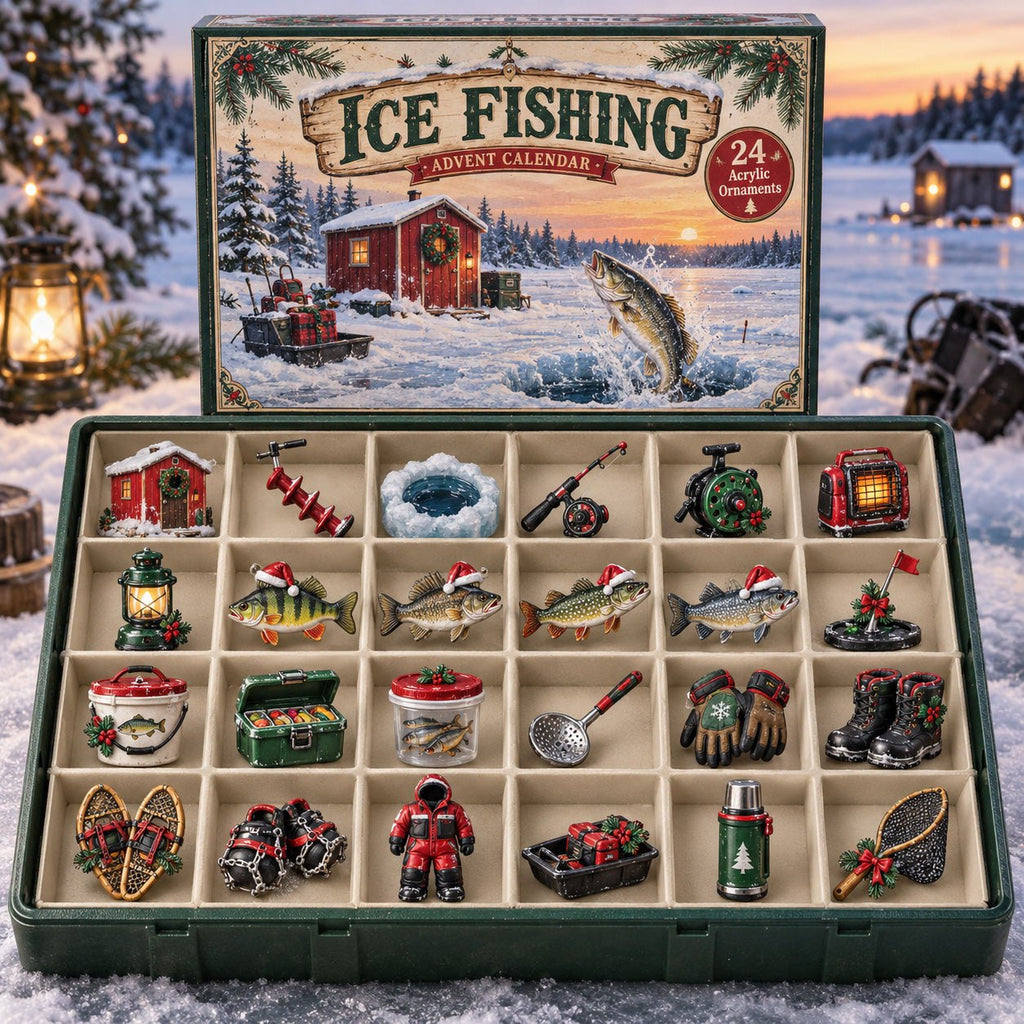Ice Fishing advent calendar