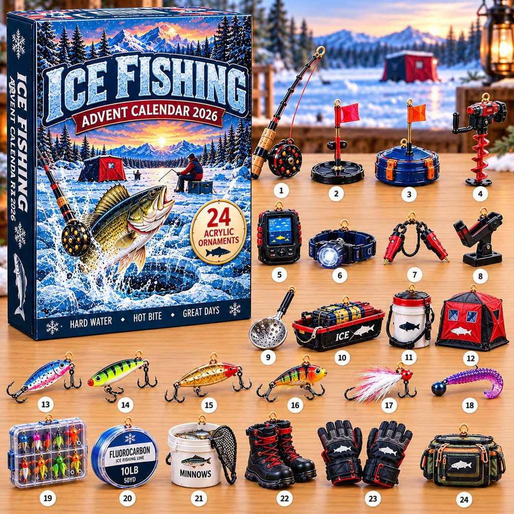 Ice Fishing advent calendar