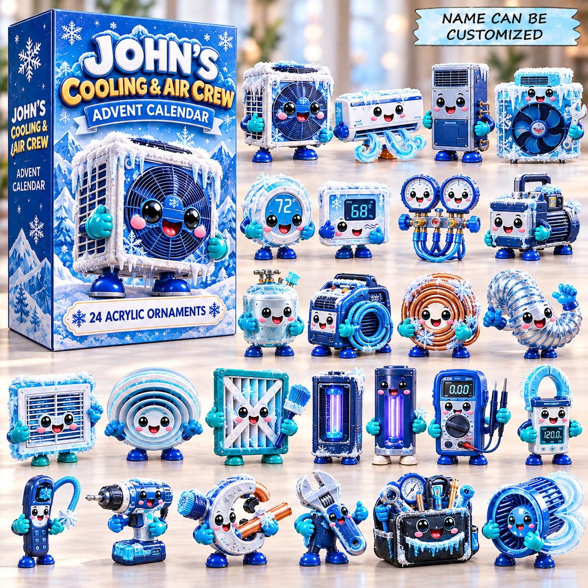 Icy HVAC advent calendar