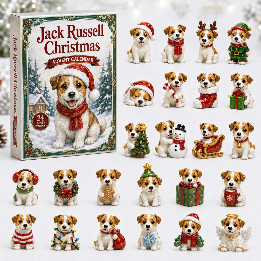Jack Russell Christmas advent calendar