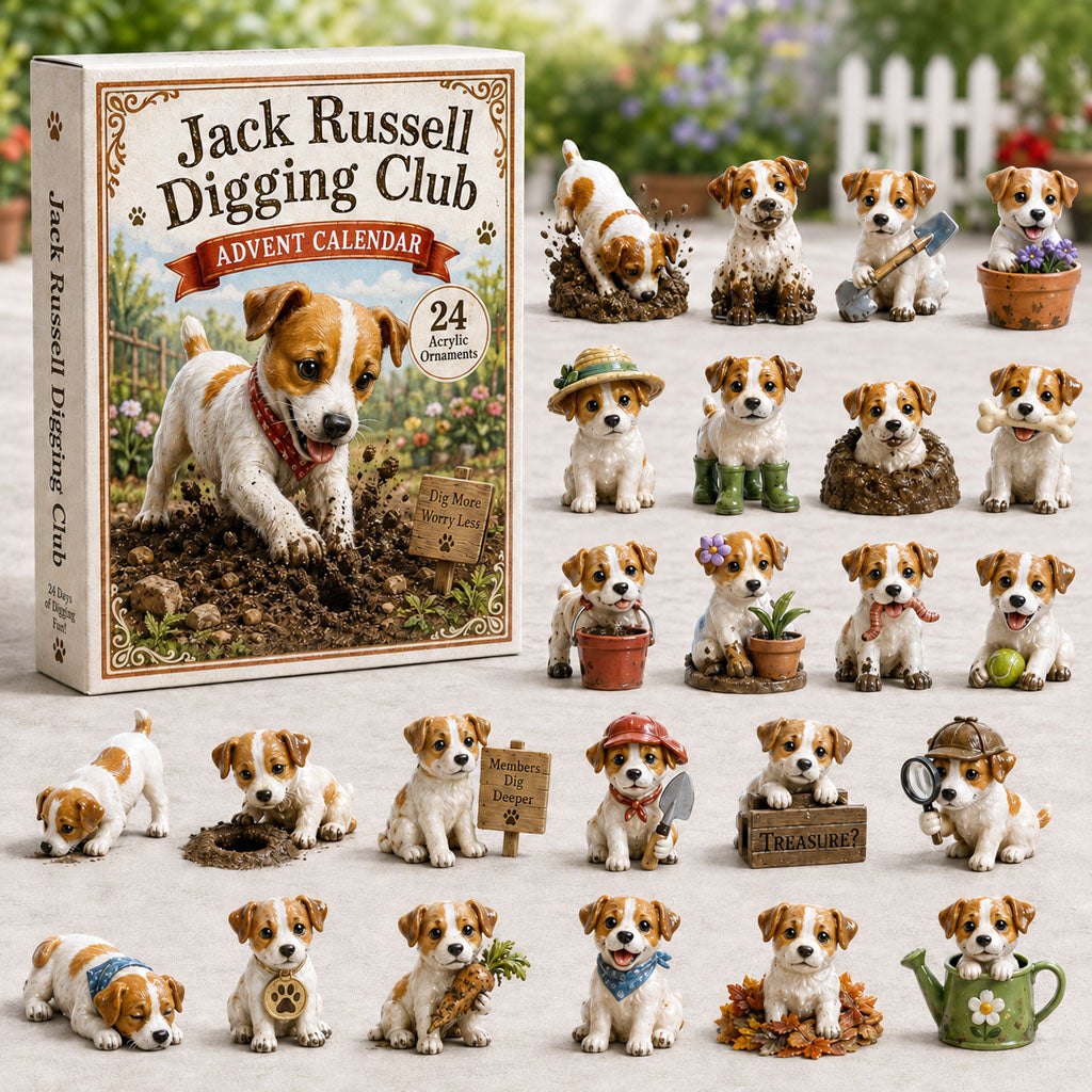 Jack Russell Digging Club advent calendar