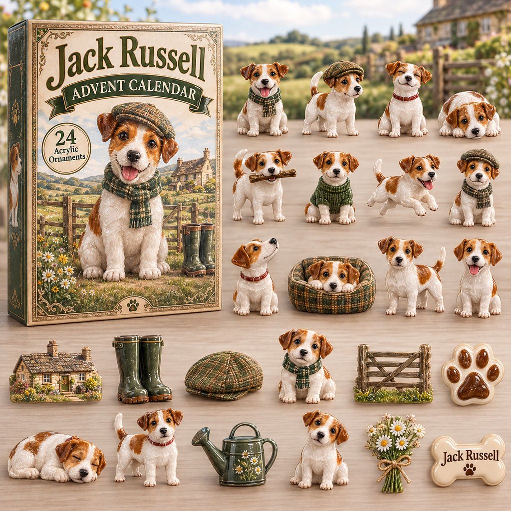 Jack Russell English Countryside advent calendar