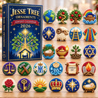 Jesse Tree Sacred Symbols advent calendar