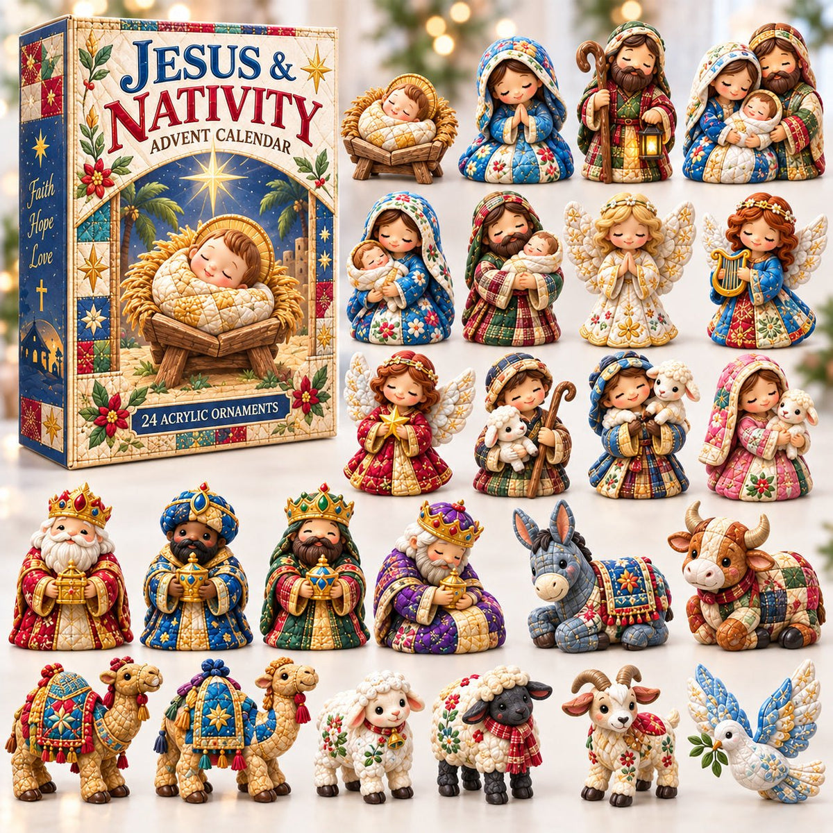 Jesus and Nativity advent calendar
