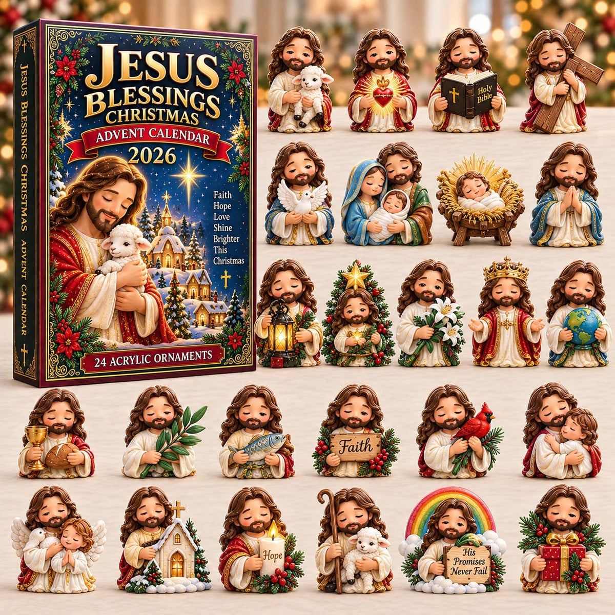 Jesus Blessings Christmas advent calendar