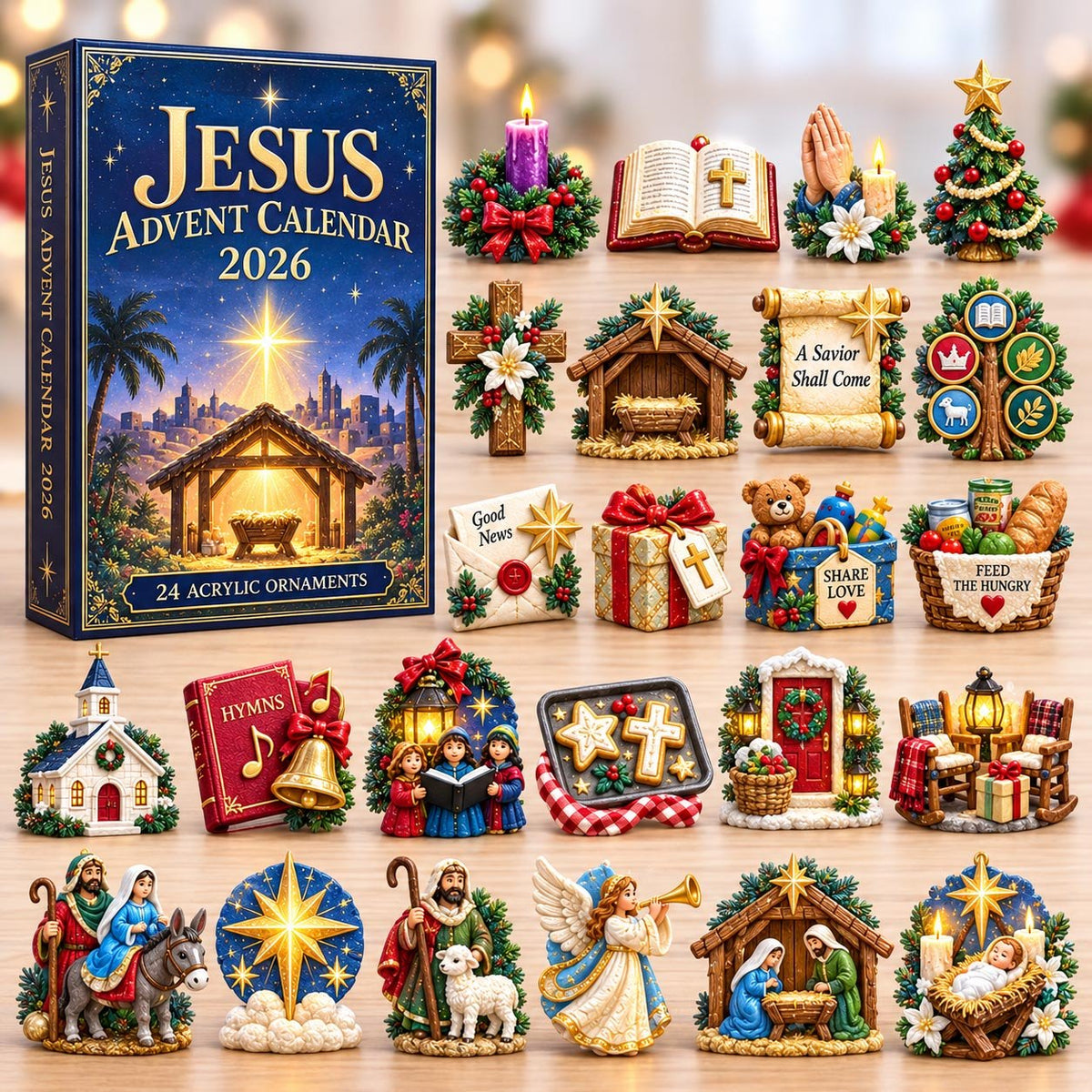 Jesus Christmas Faith advent calendar