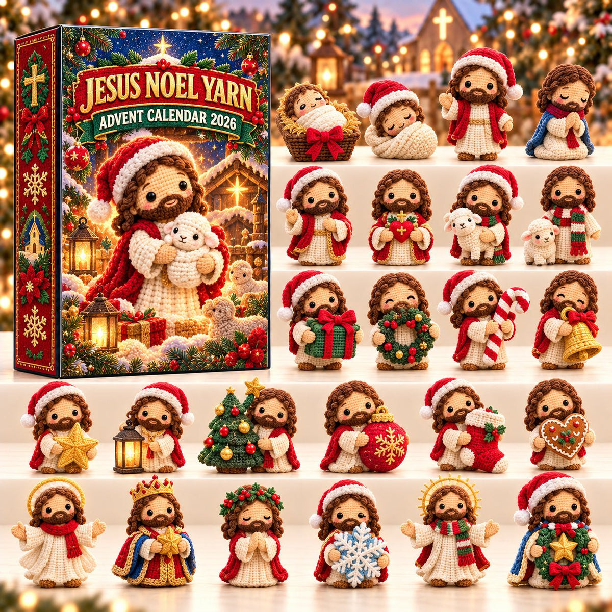 Jesus Noel Yarn advent calendar