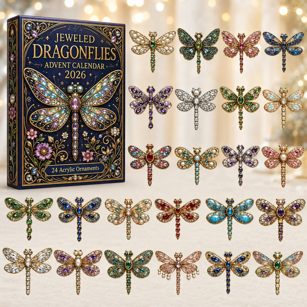 Jeweled Dragonflies advent calendar