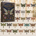 Jeweled Dragonflies advent calendar
