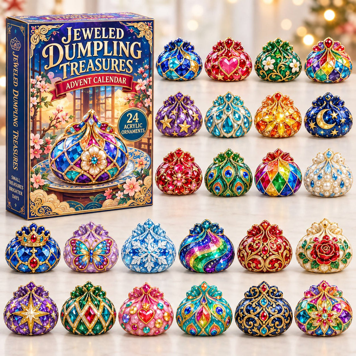 Jeweled Dumpling Treasures advent calendar