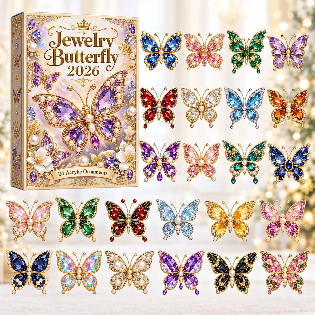 Jewelry Butterfly advent calendar
