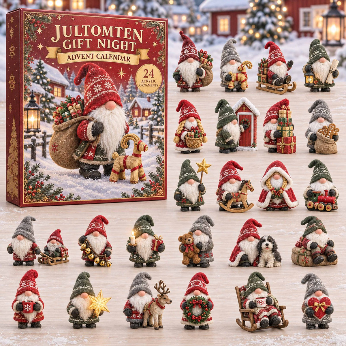 Jultomten Gift Night advent calendar