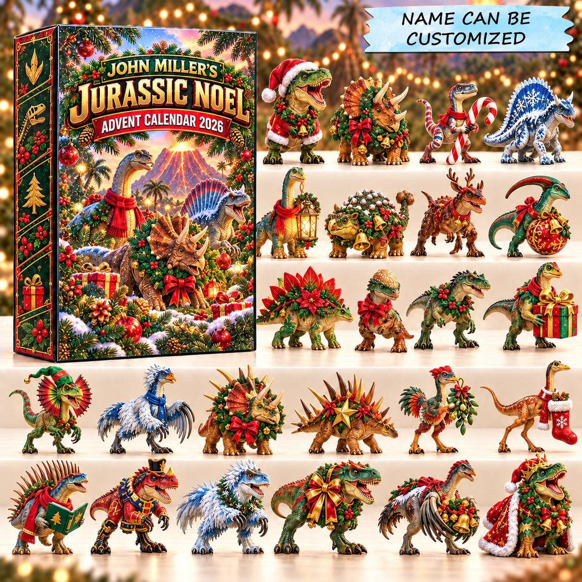 Jurassic Noel advent calendar