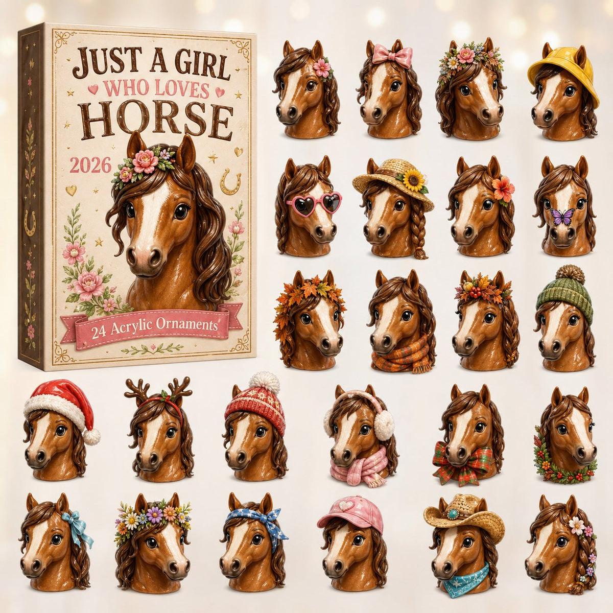 Just A Girl Who Loves Horse advent calendar