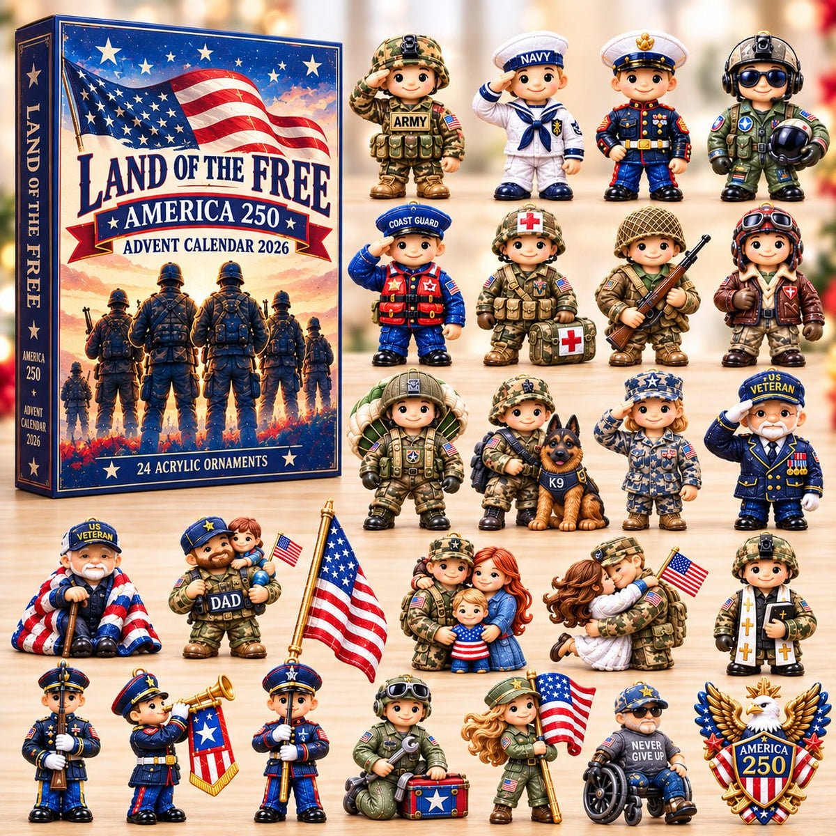 Land Of The Free Heroes advent calendar