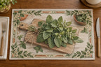 Lemon Balm Market Bundle Placemat with printed dimensional artwork