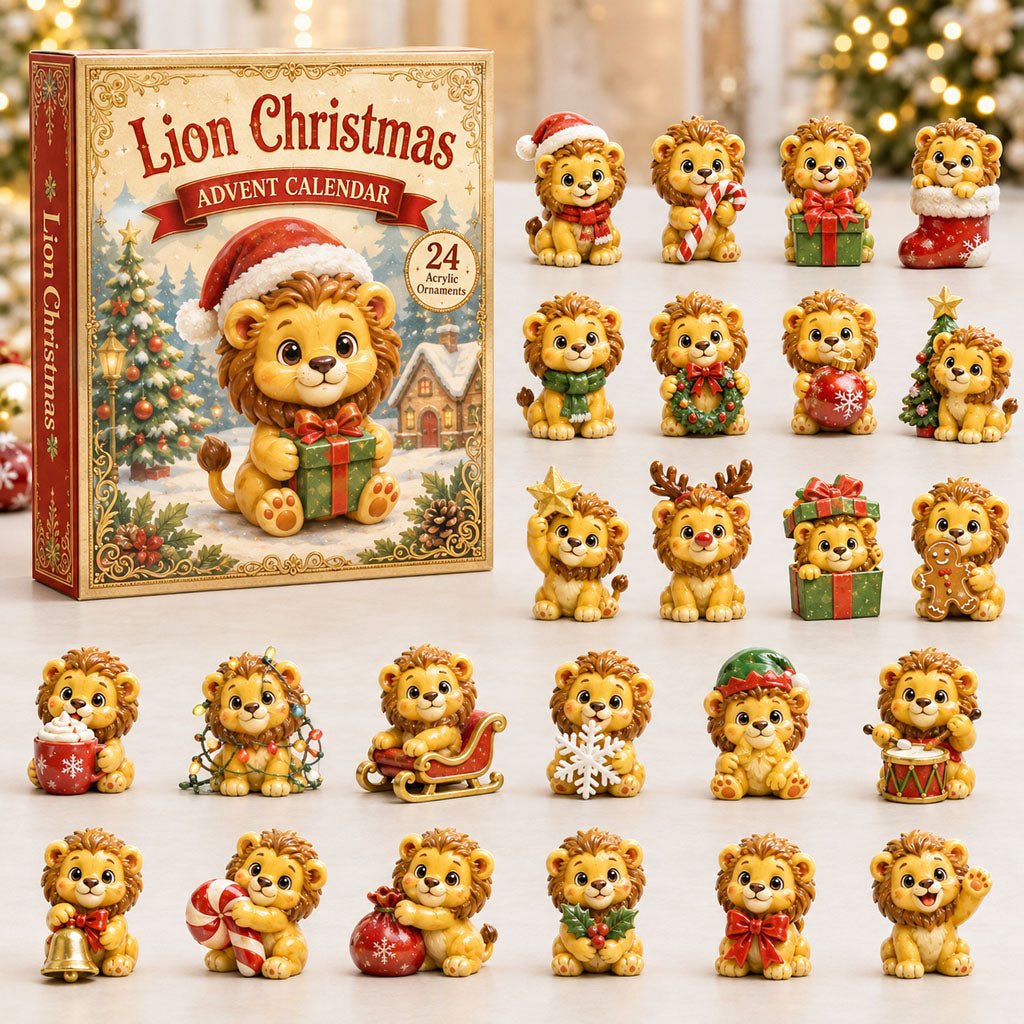 Lion Christmas advent calendar