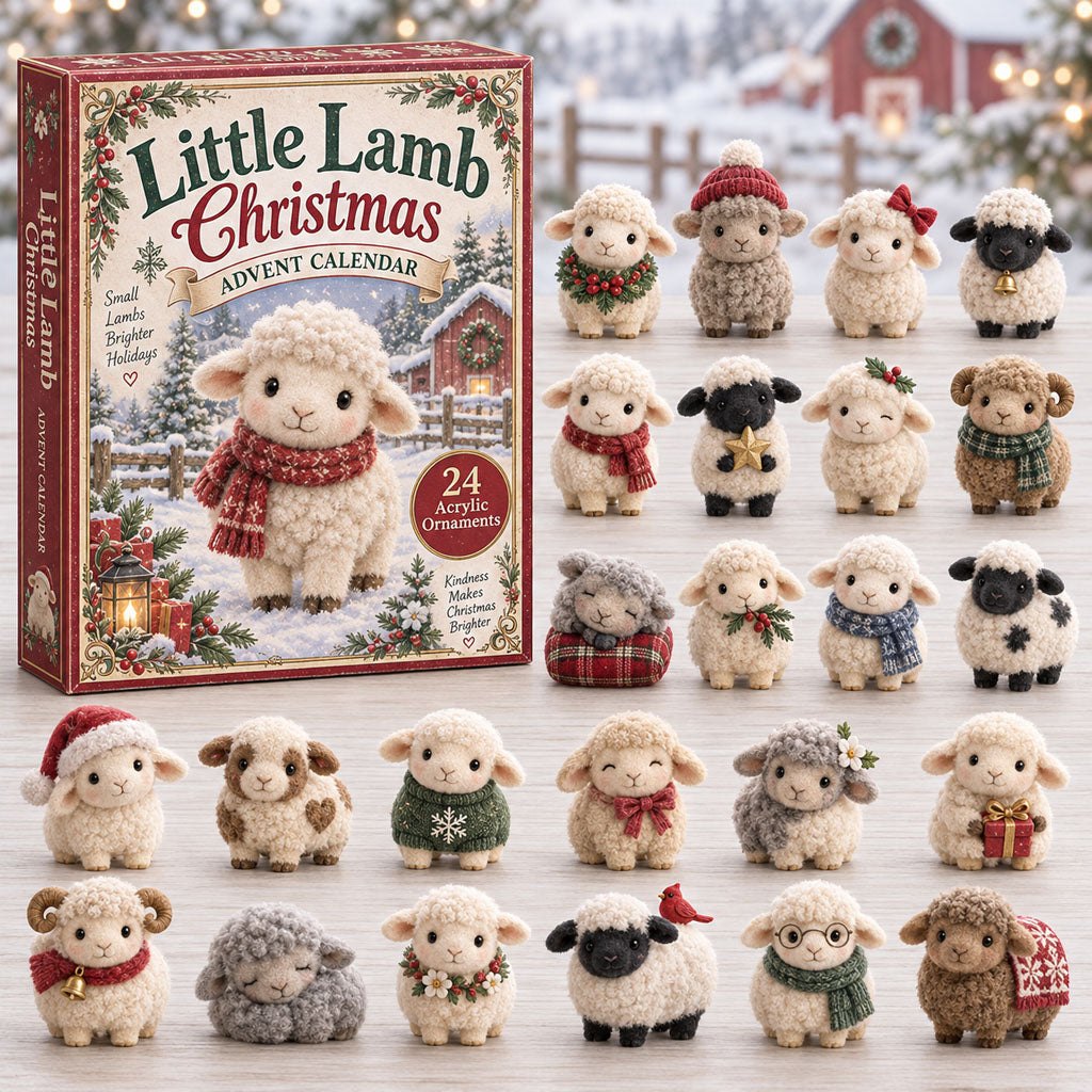 Little Lamb Christmas advent calendar