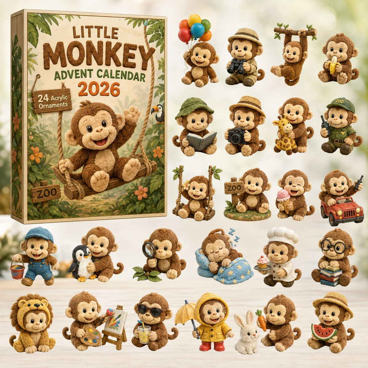 Little Monkey advent calendar