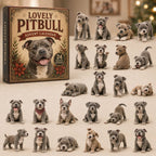 Lovely Pitbull advent calendar