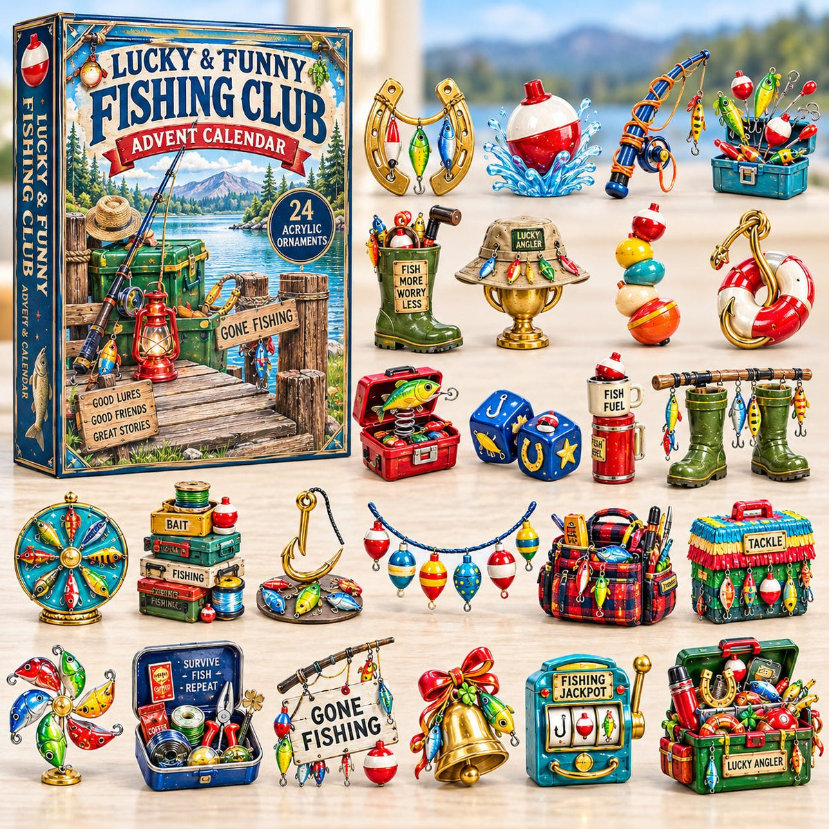 Lucky Funny Fishing Club advent calendar