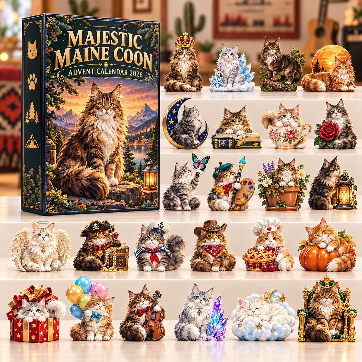 Majestic Maine Coon advent calendar