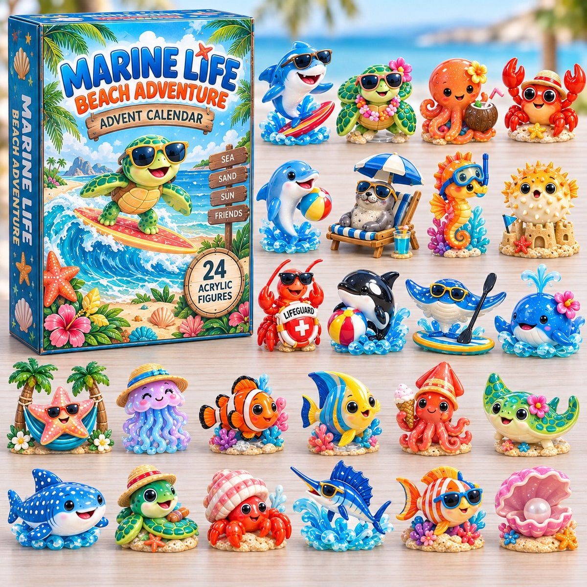 Marine Life Beach Adventure advent calendar