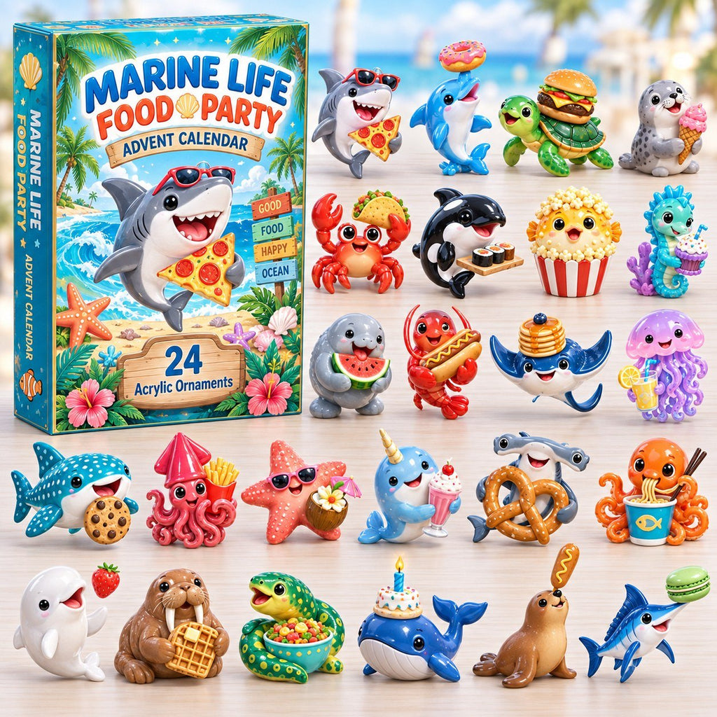 Marine Life Food Party advent calendar