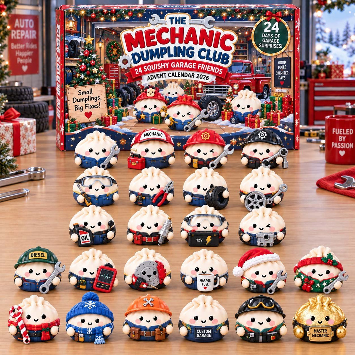 Mechanic Dumpling Club advent calendar