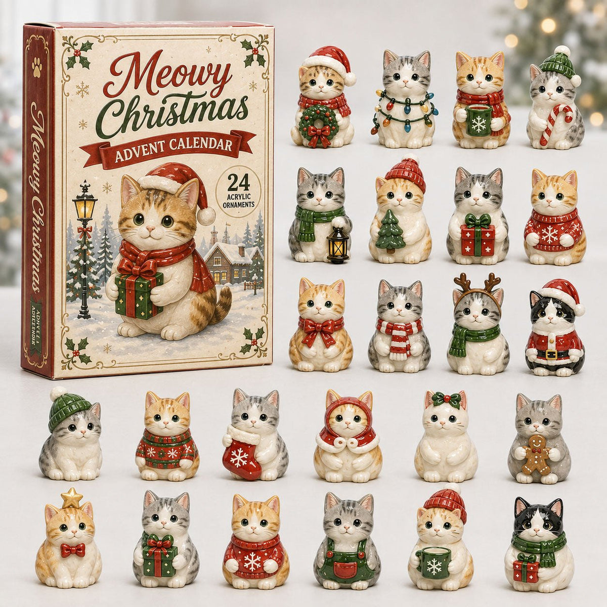 Meowy Christmas advent calendar