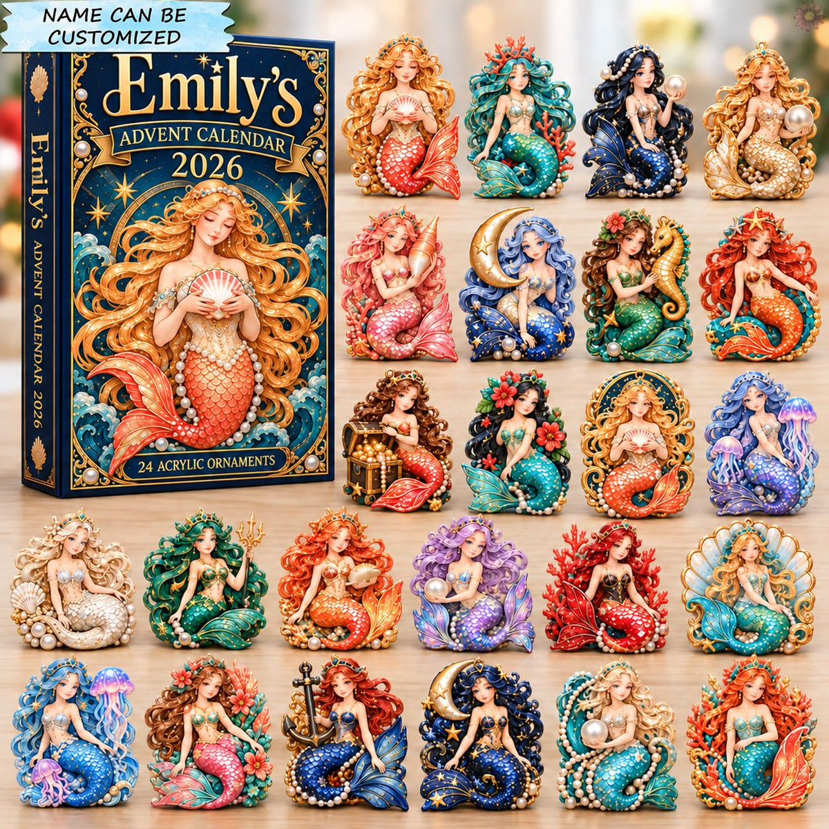 Mermaid Ocean Treasures advent calendar