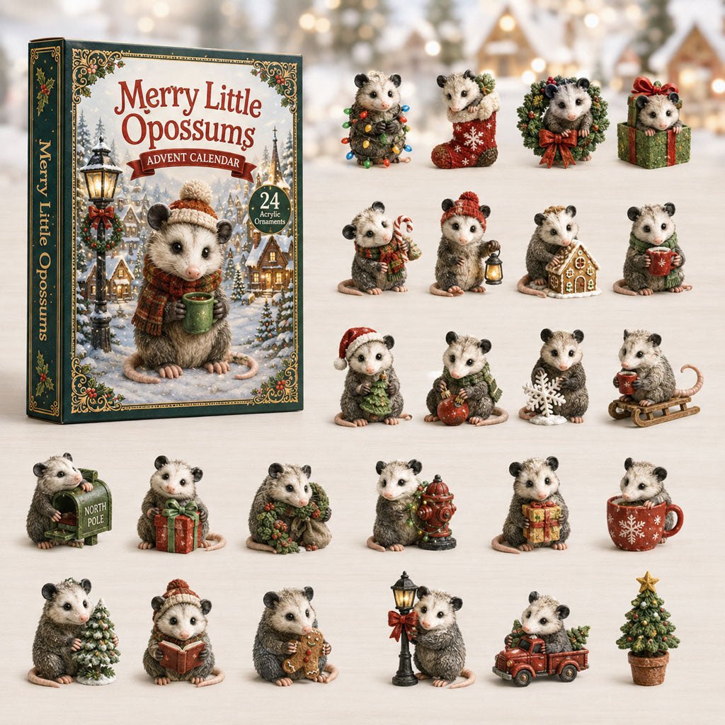 Merry Little Opossums advent calendar