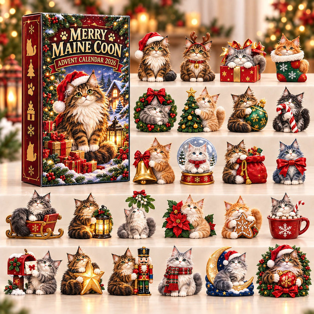 Merry Maine Coon advent calendar