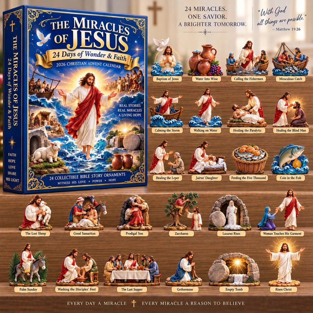 Miracles of Jesus advent calendar