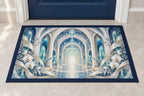 Dental Hygienist Prism Atrium Welcome Mat with dimensional printed themed artwork; representative AI-generated mockup.