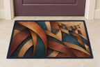 Patina Stitchfold Cascade Welcome Mat with dimensional printed themed artwork; representative AI-generated mockup.
