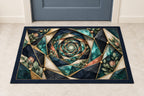 Venture Prism Atelier Welcome Mat with dimensional printed themed artwork; representative AI-generated mockup.