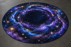Milestone Birthday Star Portal Custom Shape Mat with dimensional printed themed artwork; representative AI-generated mockup.