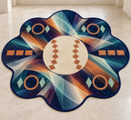 Diamond Dusk Rally Custom Shape Mat with dimensional printed themed artwork; representative AI-generated mockup.