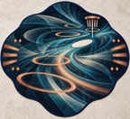 Aerochain Meridian Custom Shape Mat with dimensional printed themed artwork; representative AI-generated mockup.