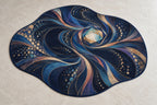 Nocturne Orrery Custom Shape Mat with dimensional printed themed artwork; representative AI-generated mockup.