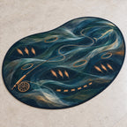 Rifflelight Cast Journey Custom Shape Mat with dimensional printed themed artwork; representative AI-generated mockup.