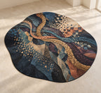 Strategy Mosaic Relay Custom Shape Mat with dimensional printed themed artwork; representative AI-generated mockup.