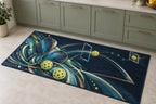 Midnight Dink Detour Kitchen Rug with dimensional printed themed artwork; representative AI-generated mockup.