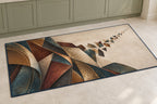 Patina Stitchfold Cascade Kitchen Rug with dimensional printed themed artwork; representative AI-generated mockup.