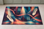 Tempo Lantern Rehearsal Kitchen Rug with dimensional printed themed artwork; representative AI-generated mockup.
