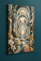 Occupational Therapy Renewal Stretched Canvas Wall Art with dimensional printed themed artwork; representative AI-generated mockup.